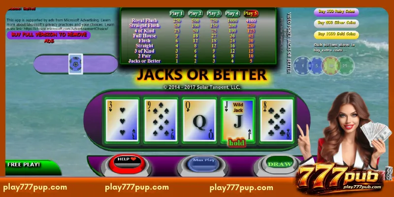 Official Rules of Video Poker Jacks or Better